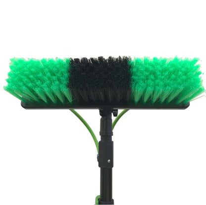 30 Feet Solar Panel Cleaning Brush & Pole Window Cleaner Window Cleaning Solution (Glass, Solar Panel, etc.) Professional Tool Water Fed Pole Kit Scrubber Brush w/Spray Washer & Squeegee - size: 30 FT