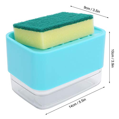 Automatic Dish Durable Press Liquid for Kitchen Countertop, ABSPS, 5.5x3.5x3.9in (Green) - color: Green