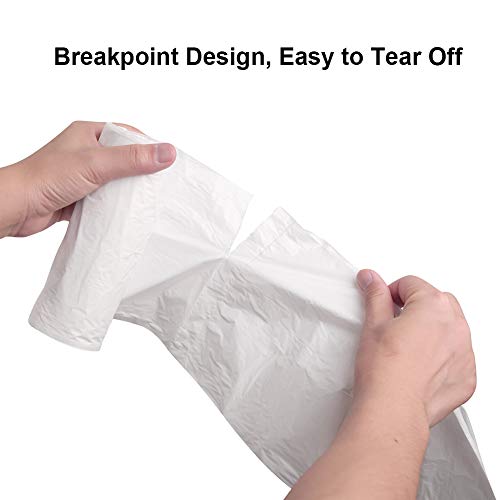 13-15 Gallon Biodegradable / Compostable Garbage Bags Recycling Unscented Tall Kitchen Trash Bags for Kitchen, Yard, Lawn,Office(75 Counts, White) - size: 1 Count (Pack of 75)