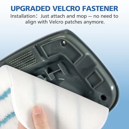 LINNIW 6 Pack Replacement Steam Mop Pads Compatible for PurSteam ThermaPro 10-in-1 - size: Pack of 6