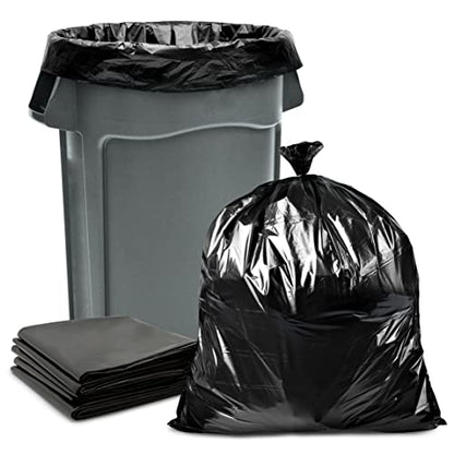 Veska 33 Gallon Trash Bags, (Huge 100 Bags w/Ties) Large Black Garbage Bags 30 Gallon, 32 Gallon, 35 Gallon Trash Can Liners - size: 100 Count (Pack of 1)