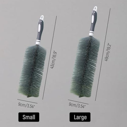 Fan Cleaner Brush, Upgrade Bendable Dusting Brush for Electric and Blind, Reusable Microfiber Dust Collector, Non-disassembly Cleaning (2Pcs Blue) - color: 2pcs Blue