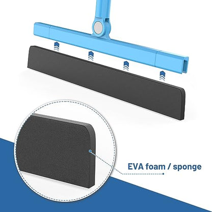 KOLLIEE Replacement Foam Squeegee Blade Black Squeegee Lip Sponge 2 Pack - size: Replacement Blade