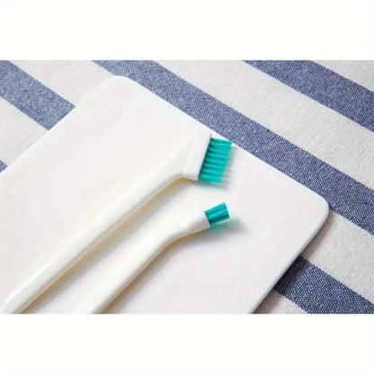 2PCS Multi-Purpose Kitchen Gap Cleaning Brushes, Creative Crevice Brush for Bottle Caps & Cup Lids, Small Spiral Detail Scrubber for Tight Spaces, Grooves and Threads, Manual Deep Cleaner