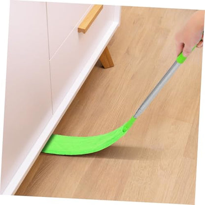 Retractable Gap Cleaning Brush with Washable Cloth Flexible Under Appliance Duster for Reach Areas Multi-Purpose Tool for Dust Removal Narrow Spaces - size: 43.00X7.50X0.20CM