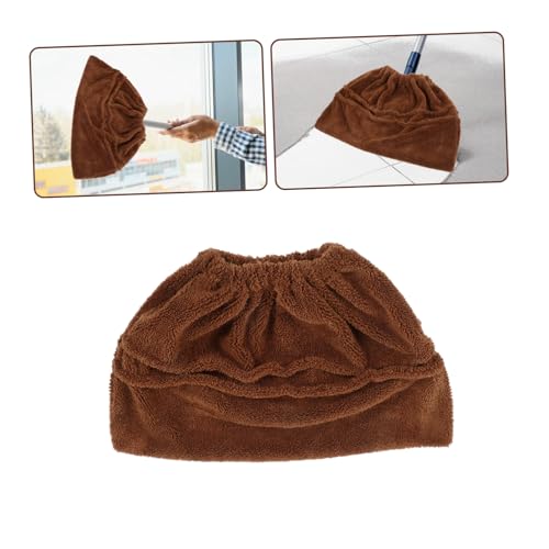 Hemoton 1pc Broom Cloth Cover Washable Sweeping Broom Cover for Household Cleaning Easy to Install Reusable Mop Cloth for Dust and Hair Removal Compatible with All Types