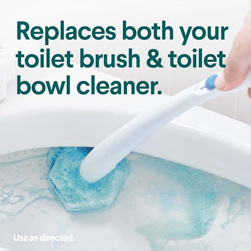 CLOROX ToiletWand Toilet Cleaner Refills, Toilet brush, Rainforest Rush, 10 Count (Pack of 6) - size: 10 Count (Pack of 6)