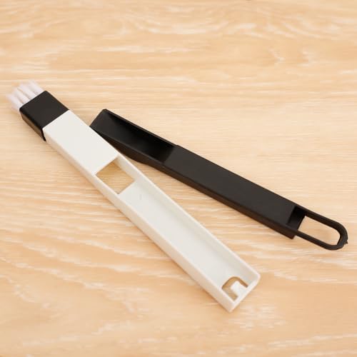 3 Sets Window Groove Mini Cleaning Brush Door Floor Slot Gap Keyboard Brushes Household Cleaning Tools Black - color: Black