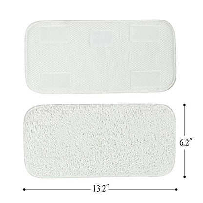 Sienna Luna Replacement Pads Microfiber Mop Pads Fit for Steamer Head SSM-3006 Series Hard Floor Mop Washable Durable Cloth Pads 6 Pack