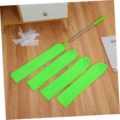 Cabilock Telescoping Gap Duster with Washable Cloths Flexible Cleaning Wand for Under Furniture Slim Design for Tight Spaces Efficient Dust Removal Tool - size: 43.00X7.50X0.30CM
