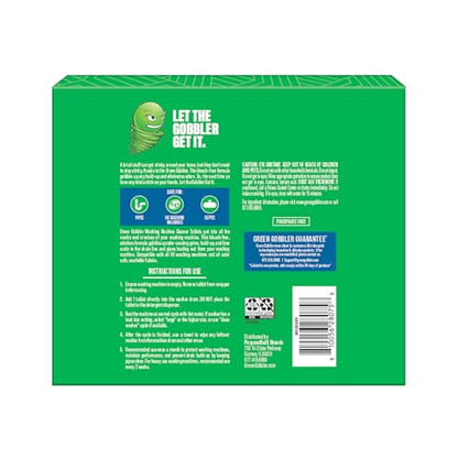 Green Gobbler Premium Washing Machine Cleaner & Deodorizer Tablets with Pipe, Drain & Hose Clean Technology | Front & Top Load Washers | 28 Count - size: 28 Count (Pack of 1)