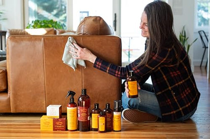 Leather Honey Lint-Free Application Cloth: Microfiber Cloth for Use with Leather Conditioner and Cleaner. Made in The USA Since 1968 - size: Small
