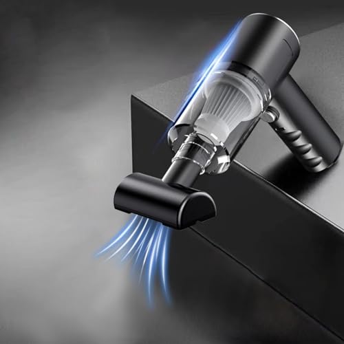 BLOWEST Handheld Car Vacuum Cleaner, 120W High Power Mini Handheld Vacuum, Rechargeable Portable Vacuum Cleaner with 2 in 1 Suction Nozzle for Home, Office and Car Cleaning (Black)