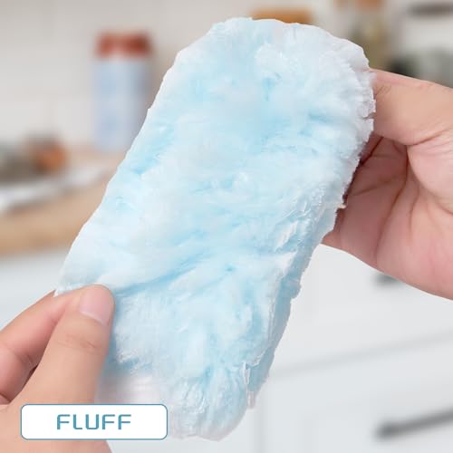 40 Count Duster Refills for Swiffe Duster,360° Heavy Duty Duster Refills, Disposable Microfiber Duster for Cleaning Dusting Furniture Blind Ceiling Fan (40 Count Refills+2 Handle)