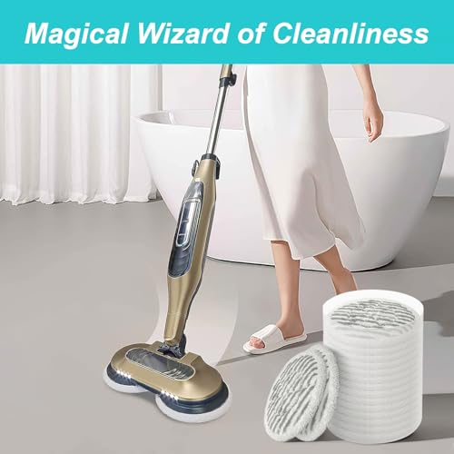 AIR U+ 16 Pack Replacement Steam Mop Pads for Shark S8201 S7001 S8001 S7201 S7000AMZ S7000 S7005 S7020 S7001C Steam Mop, Steam & Scrub All-in-One Scrubbing and Sanitizing, Dirt Grip Scrub Washable Pad - color: White 16 Pack