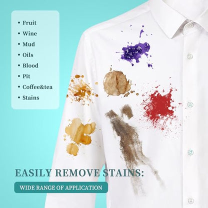 BFWood Laundry Stain Brush, Natural Soft Boar Bristles, Removes Tough Stains from Delicate Fabrics Like Knits, Cotton, and Linens, Gentle on Fabrics, No Damage - style: Regular