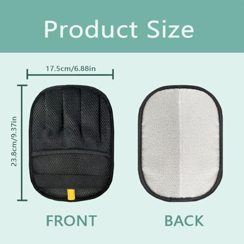 2-Pack Reusable Electrostatic Pet Hair Remover Gloves for Furniture, Carpets, Car Interiors & Auto Upholstery.