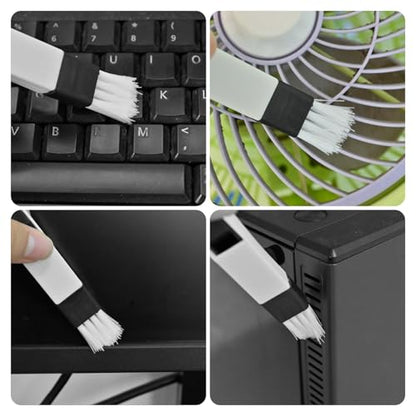 7Pcs Crevice Cleaning Brush, Multifunctional Window Track Cleaning Tools and Window Groove Cleaning Brush, Home Kitchen Bathroom Window Faucets, Easy to Use Cleaner Supplies Tool