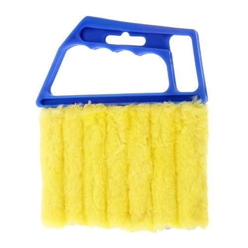 Blue Window Blind Cleaner Duster Tool – Handheld Brush for Venetian Blinds, Air Vents, and Window Tracks - color: Blue