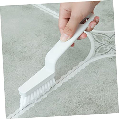 Ipetboom 5pcs Crevice Cleaning Brushes for Window Slots and Floor Gaps PP Handle Narrow Space Scrubbers for Countertop and Groove Cleaning Comfortable Grip Household Tool