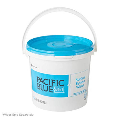 Georgia-Pacific Pacific Blue Select Surface System Wiper Bucket By GP PRO, White, 54006, 1 Bucket Per Case, 7.80" W x 7.80" D x 7.00" H - size: 1 Bucket, style: Bucket Only