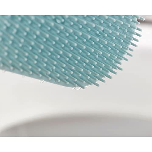 Joseph Joseph 70506 Flex Toilet Brush with Slim Holder Flexible Anti-Drip, Blue, 8.6 x 43.1 x 12.3 cm - size: 8.6 x 43.1 x 12.3 cm, style: Flex