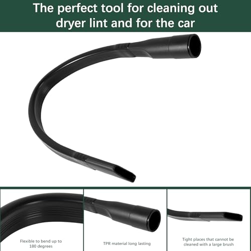25 inch Vacuum Crevice Tool Attachment for Vacuum Cleaner Hoses 1-1/4"(32mm) or 1-3/8"(35mm)
