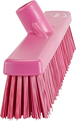 Vikan 31741 Broom,Push,Soft/Stiff,16.5",PP/PBT,Pink - color: Pink, size: 3174