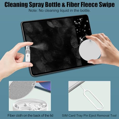 VICHYIE 20 in 1 Multifunctional Cleaner Kit for Electronic Devices, Keyboard Cleaning Brush, Headphones Cleaner Kit for AirPods, Multi-Tool for Cleaning Laptop, Earbuds, Camera, Cellphones (White) - color: White