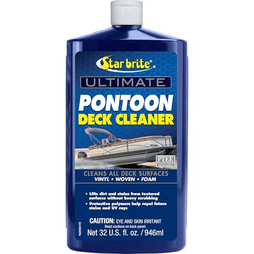 STAR BRITE Ultimate Pontoon Deck Cleaner - Lift Dirt & Stains from All Carpets, Woven, Foam & Textured Surfaces - 32 OZ (096332)