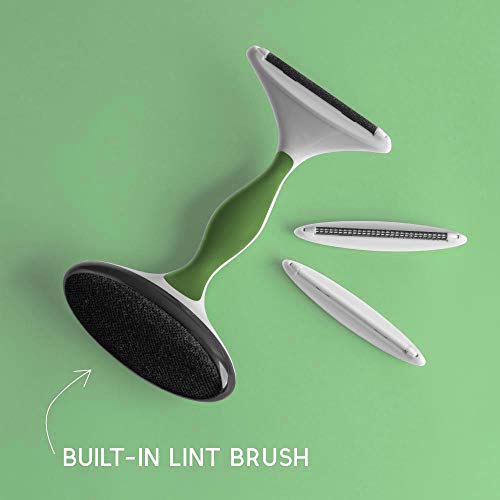 GLEENER Fabric Shaver & Lint Remover |Battery-Free 4-in-1 Depiller with 3 Fabric-Safe Edges for Clothes & Upholstery (I Dream of Greenie) - color: I Dream of Greenie