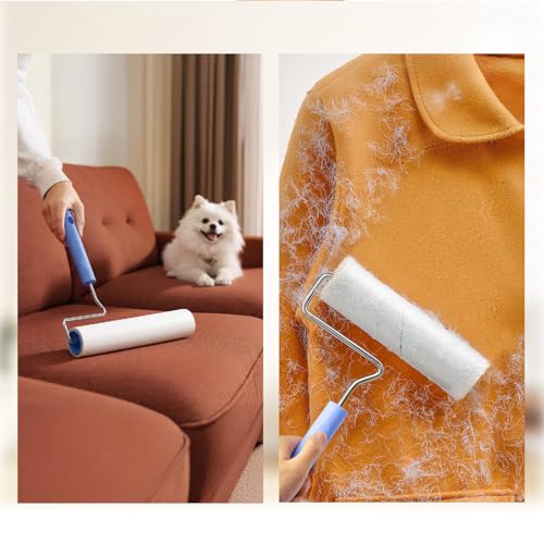 BEAH Large Lint Roller for Pet Hair Extra Sticky,9.45''Pet Hair Removal Tool Roller for Pet Dog Cat Hair (5 Long Rolls) - size: 5 long rolls