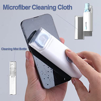 Electronics Cleaner Kit. Keyboard Brush, Airpod Cleaning Tool, Phone Screen Cleaner. for Computers, MacBooks, Laptops, Airpods Pro, Headphones.（Dark Green） - color: dark green
