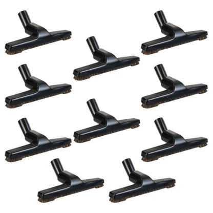 Selgo Universal 1 ¼ Inch (32mm) Black Vacuum Cleaner Floor Brush 10" Wide, Pack of 10 (10 Brushes) - size: 32-1517-64 10pk