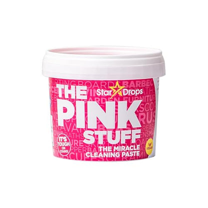 Stardrops The Pink Stuff Cleaning Paste 500g, Multi Purpose Cleaner for Kitchen, Bathroom, Tiles, Glass, Shower, Oven, Sink, Stainless Steel, Removes Grease, Grime & Stains - size: 17.63 Ounce (Pack of 1)