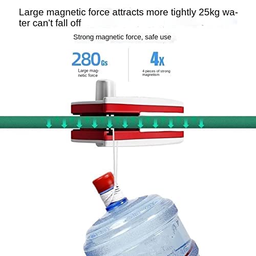 Window Cleaner Magnetic, Double Side Magnetic Wash Window Wiper Household Magnetic Window Cleaning Brush Glass Cleaner Tool for Double Glazed Window - color: 15~24mm