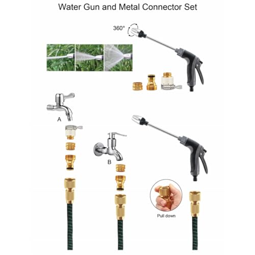 jethose pressure washer nozzle Original - New & Improved 2026 Model, 360° Rotating, Durable Stainless Steel Spray Nozzle (Grey-a,One size) - color: Grey-a