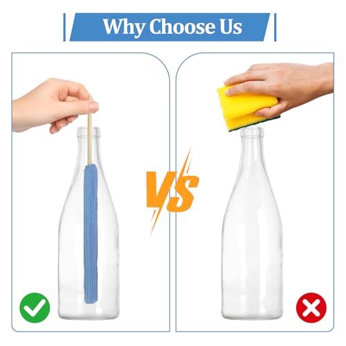Microfiber Detail Duster Sticks,12 Pcs Mini Dusters for Cleaning,Mini Duster Crevice Cleaning Tool Car,Air Vent Cleaner Fan Cleaning Brush - style: 12 PCS