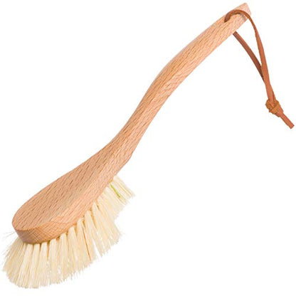 Redecker Dish Brush, Tampico Fiber, Curved – Extra Large Head for Everyday Cleaning, Made in Germany - size: Single Unit, 10-3/5-Inches