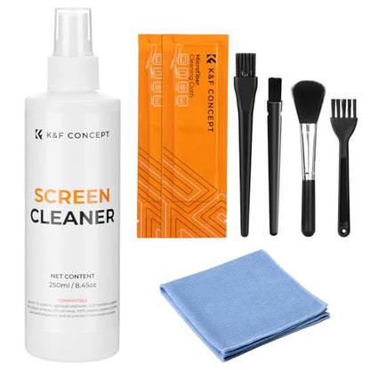 K&F CONCEPT 8-in-1 Kit:，Versatile for Multi-scenarios | Safe formula and effective dust removal. Anti-static and multi-brand. Versatile with diverse kit