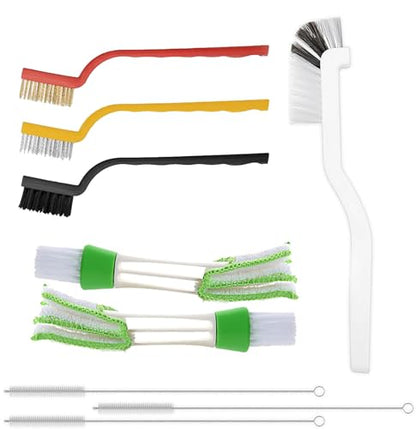 Crevice Cleaning Brush, Hard Bristle Scrub Brushes Tools,Window Groove Cleaning Brush for Sliding Door, Sill, Tile Lines, Shutter, Corner, Sink, Teapot, Bottle