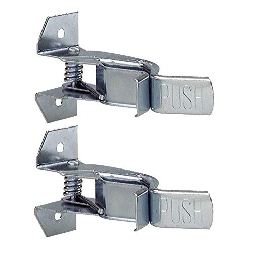 Heavy Duty Metal Gaint Spring Grip Clamp Tool Hanger Wall Orgainzer for Garage Closet Brooms and Mops Wall Mount Holder (Pack of 2) - size: Pack of 2