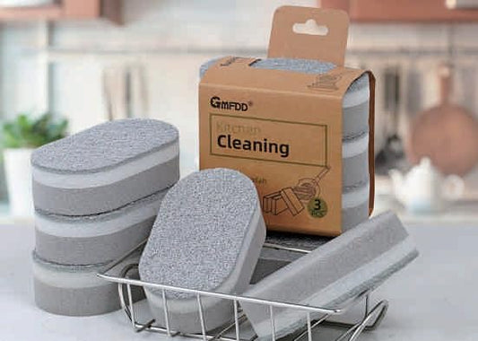 Scrubbing sponges Without Scratches-Esponjas de fregado sin arañazos - color: Gray--gris