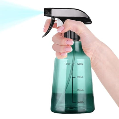 Spray Bottle, 500ml Refillable Sprayer Bottle with Adjustable Nozzle and 2 Modes, Empty Cleaning Solution Container, Mist/Stream,Thickened Version,Water Plants,for Cleaning Solutions, Oils, Hair, Cook - color: Green