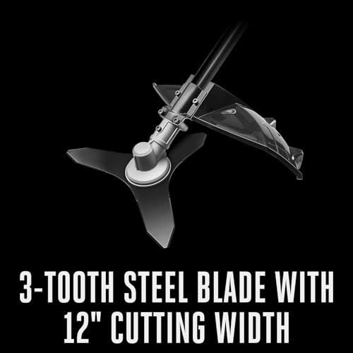 EGO Power+ BCA1220 12” Brush Cutter Attachment 56-Volt Lithium-ion Multi Head System, Black - size: Carbon Fiber Brush Cutter Attachment, style: Attachment