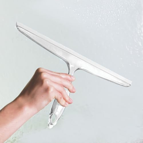 iDesign Bathroom Plastic Shower Squeegee with Wall Hook - Set of 2 - Clear - color: Clear, style: Pack of 2