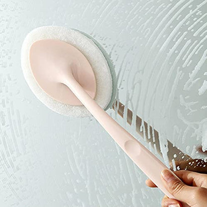 3 Colors Bathtub Cleaning Brush Handheld Toilet Sponge Brushes Floor Ceramic Tile Cleaner Bathroom Brush