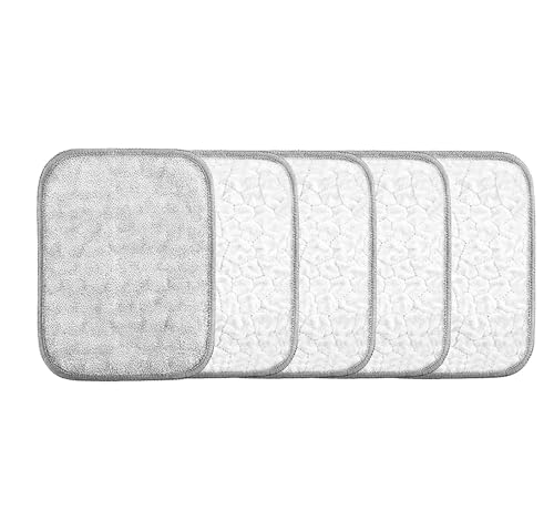 2026 New Powerful Cleaning Non Scratch Wire Dishcloth Rag for Wet and Dry, Double-Sided Steel Wire Scrubbing Cleaning Cloth for Kitchen Cookware, Sinks, Dishes. (5 Pcs) - color: 5 Pcs