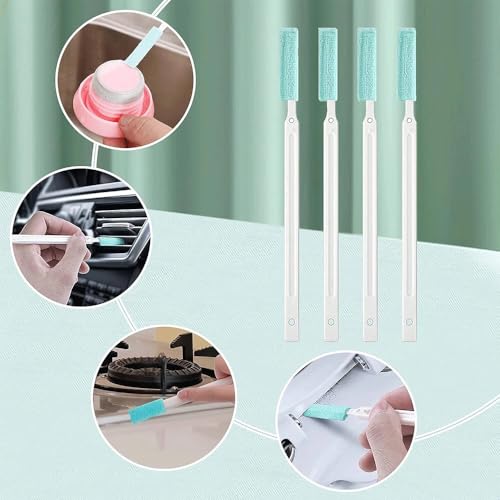 10PCS Small Cleaning Brushes for Household Cleaning,Crevice Cleaning Tool Set for Window Tracks Groove Humidifier Car Bottle Toilet Keyboard,Detail Tiny Scrub Cleaner Brush for Small Space Gaps Corner