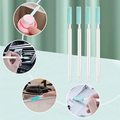 10PCS Small Cleaning Brushes for Household Cleaning,Crevice Cleaning Tool Set for Window Tracks Groove Humidifier Car Bottle Toilet Keyboard,Detail Tiny Scrub Cleaner Brush for Small Space Gaps Corner